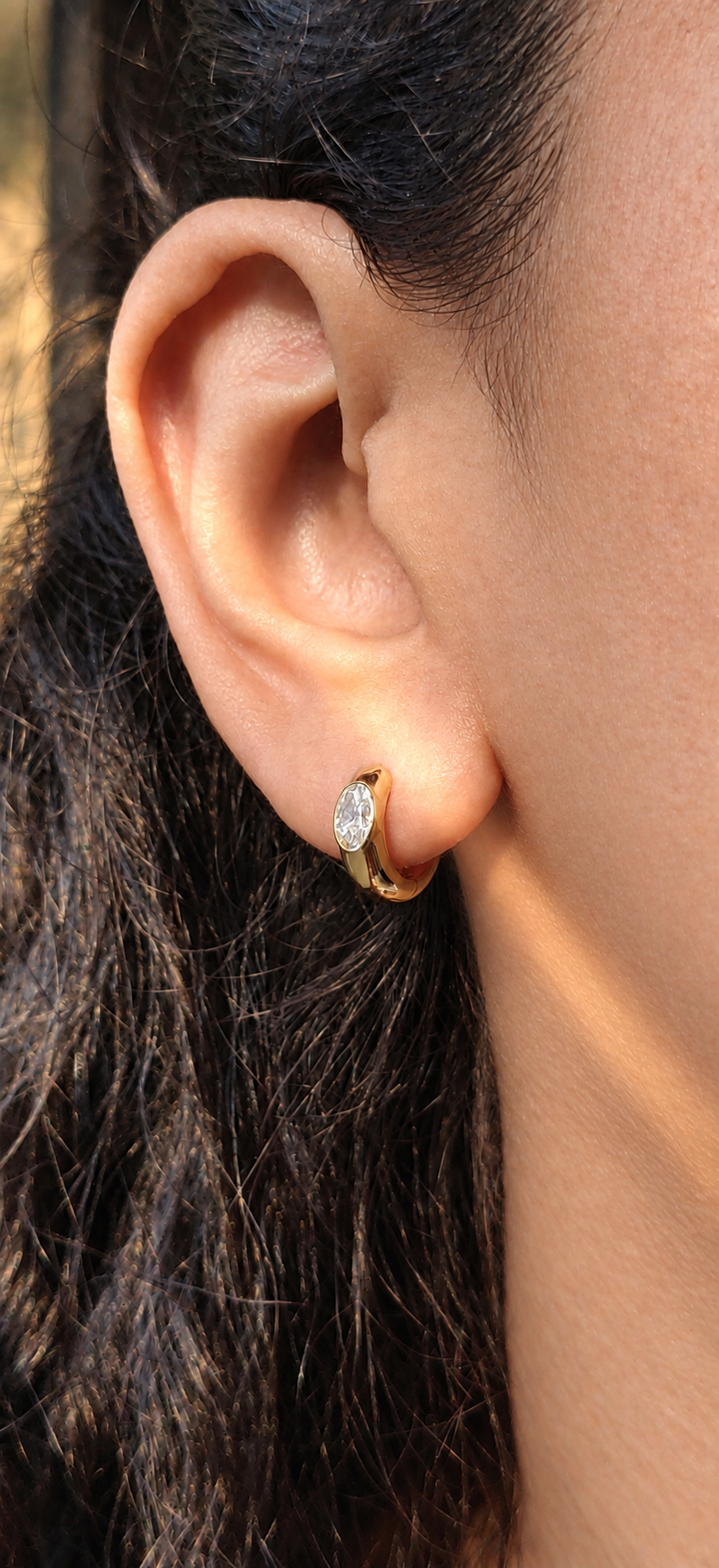 Nova Diamond Huggie Hoops