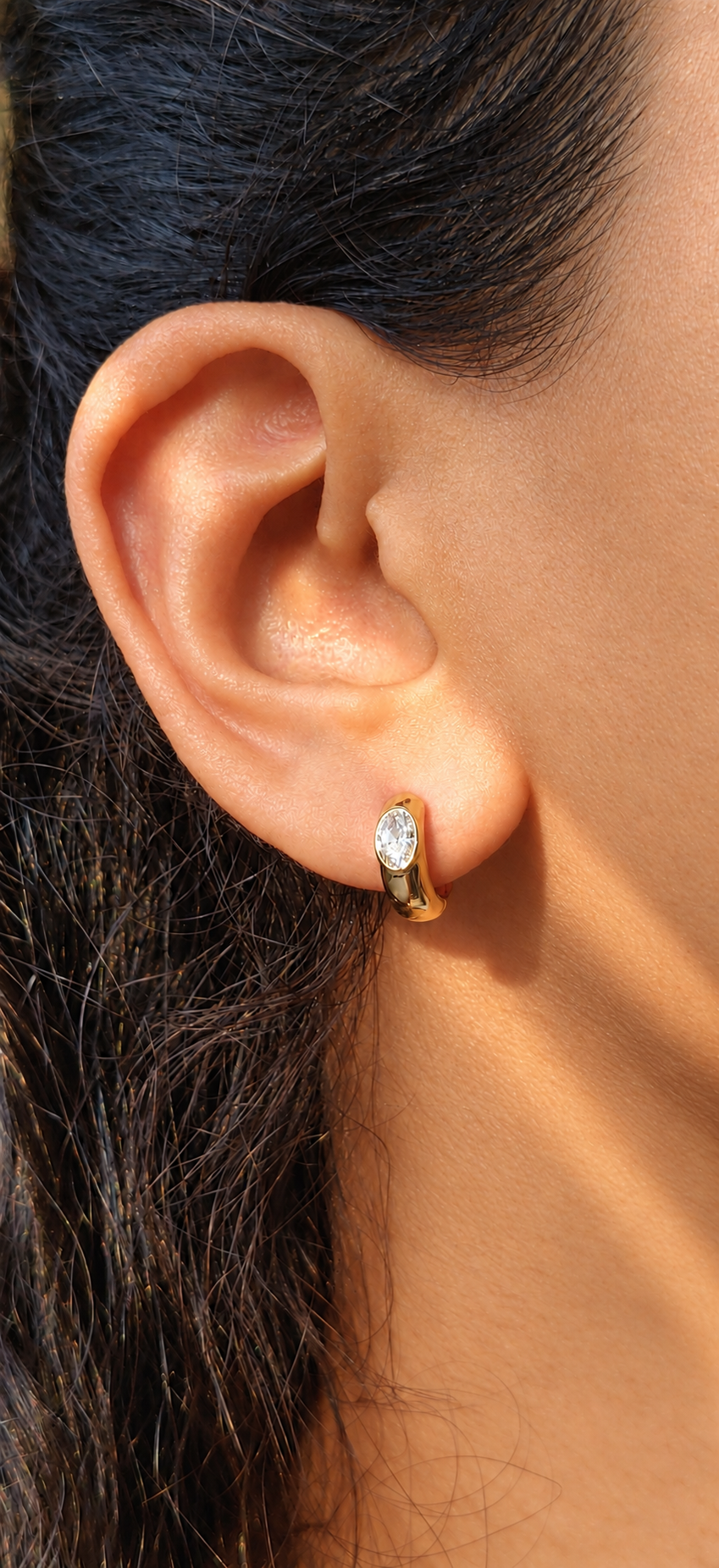 Nova Diamond Huggie Hoops