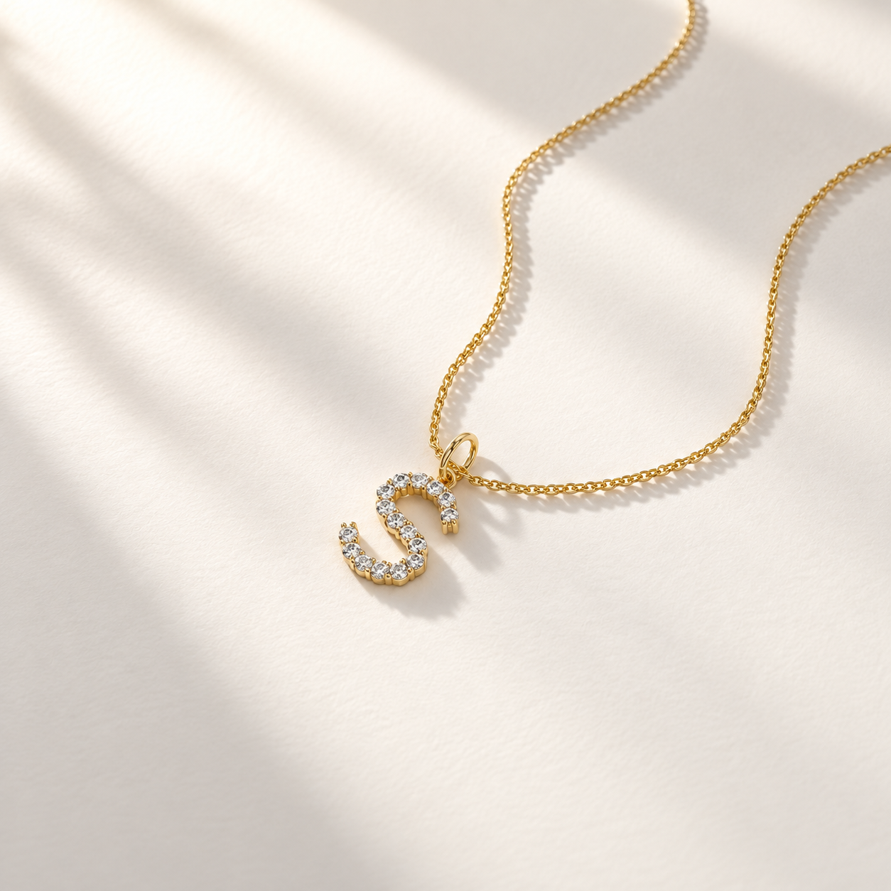 Initial Diamond Necklace