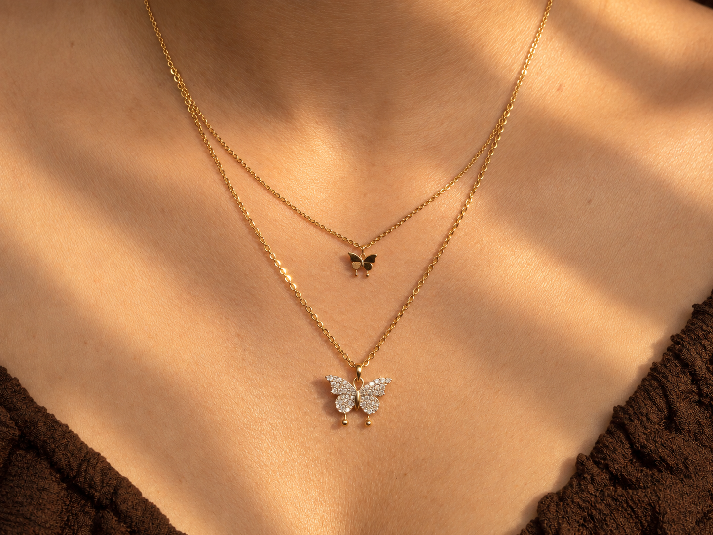 Butterfly Diamond Necklace