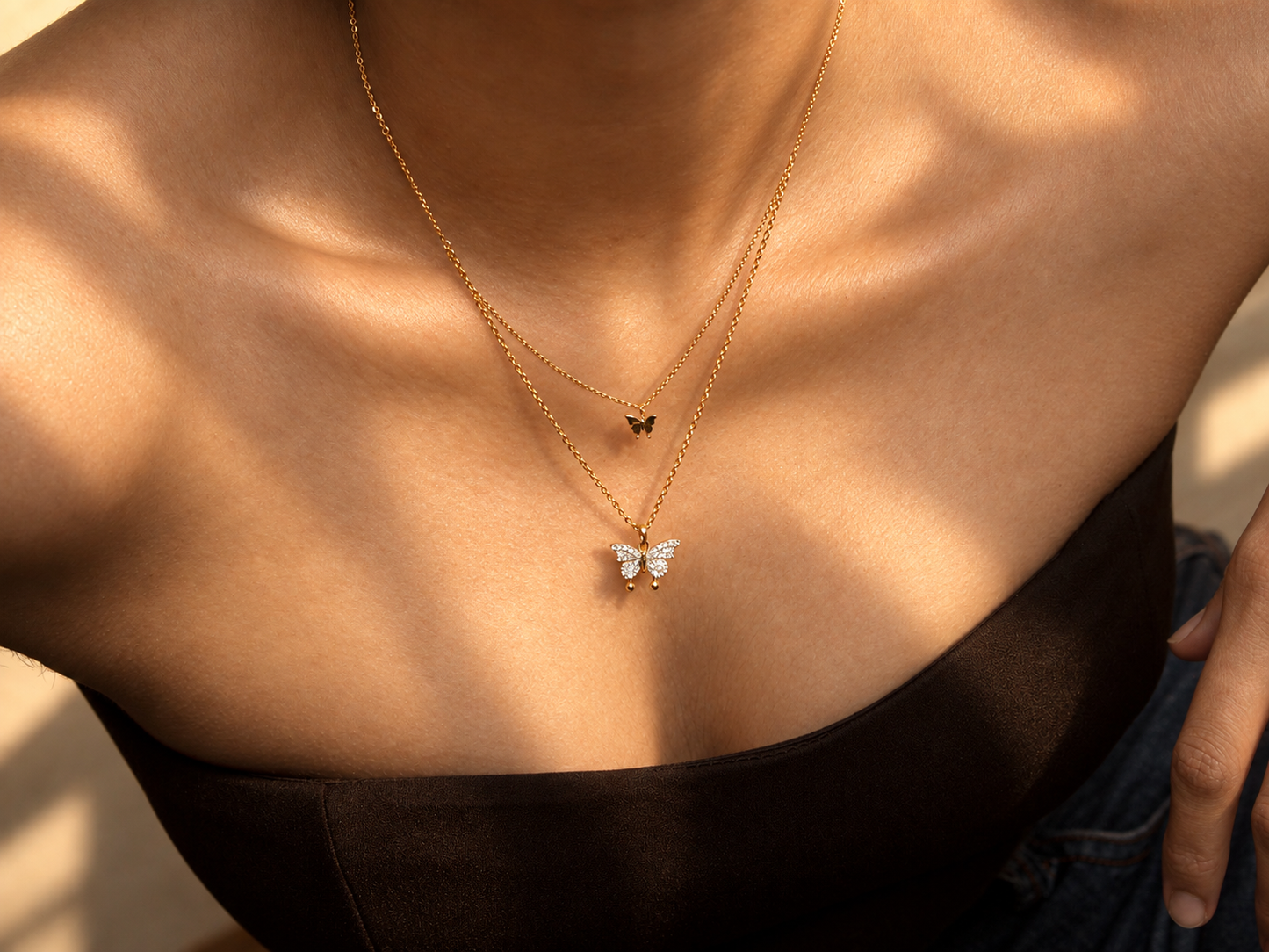 Butterfly Diamond Necklace