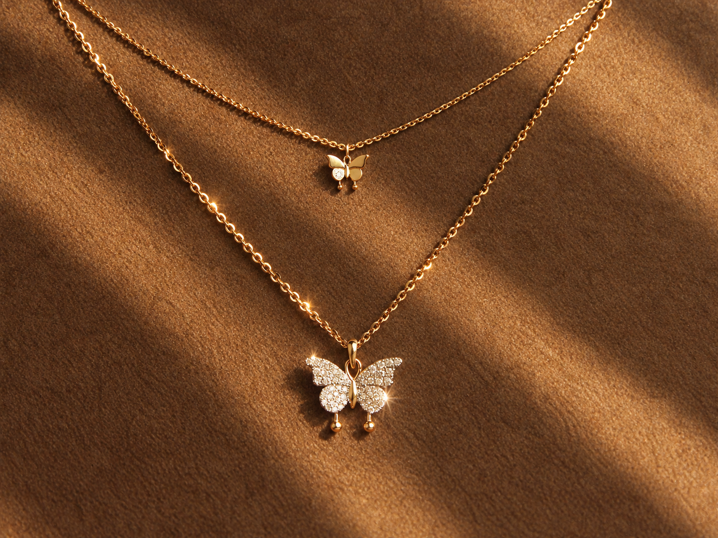 Butterfly Diamond Necklace