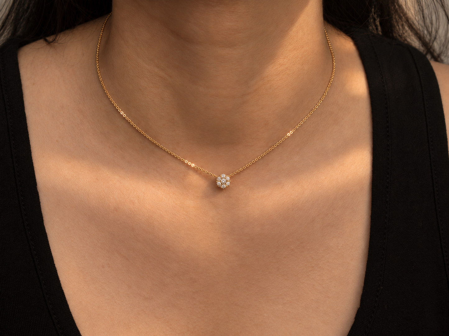 Pavé Diamond Necklace