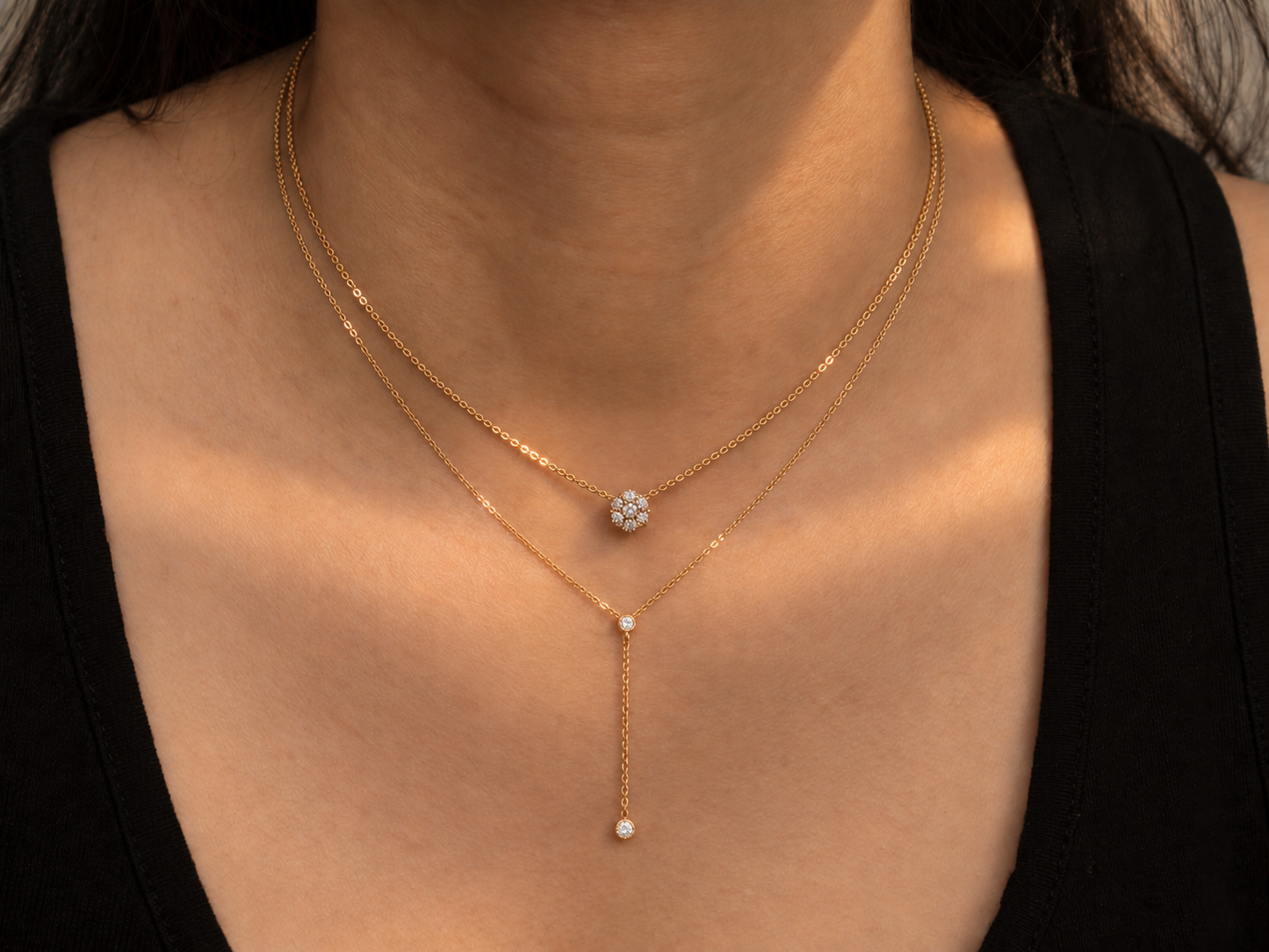 Pavé Diamond Necklace