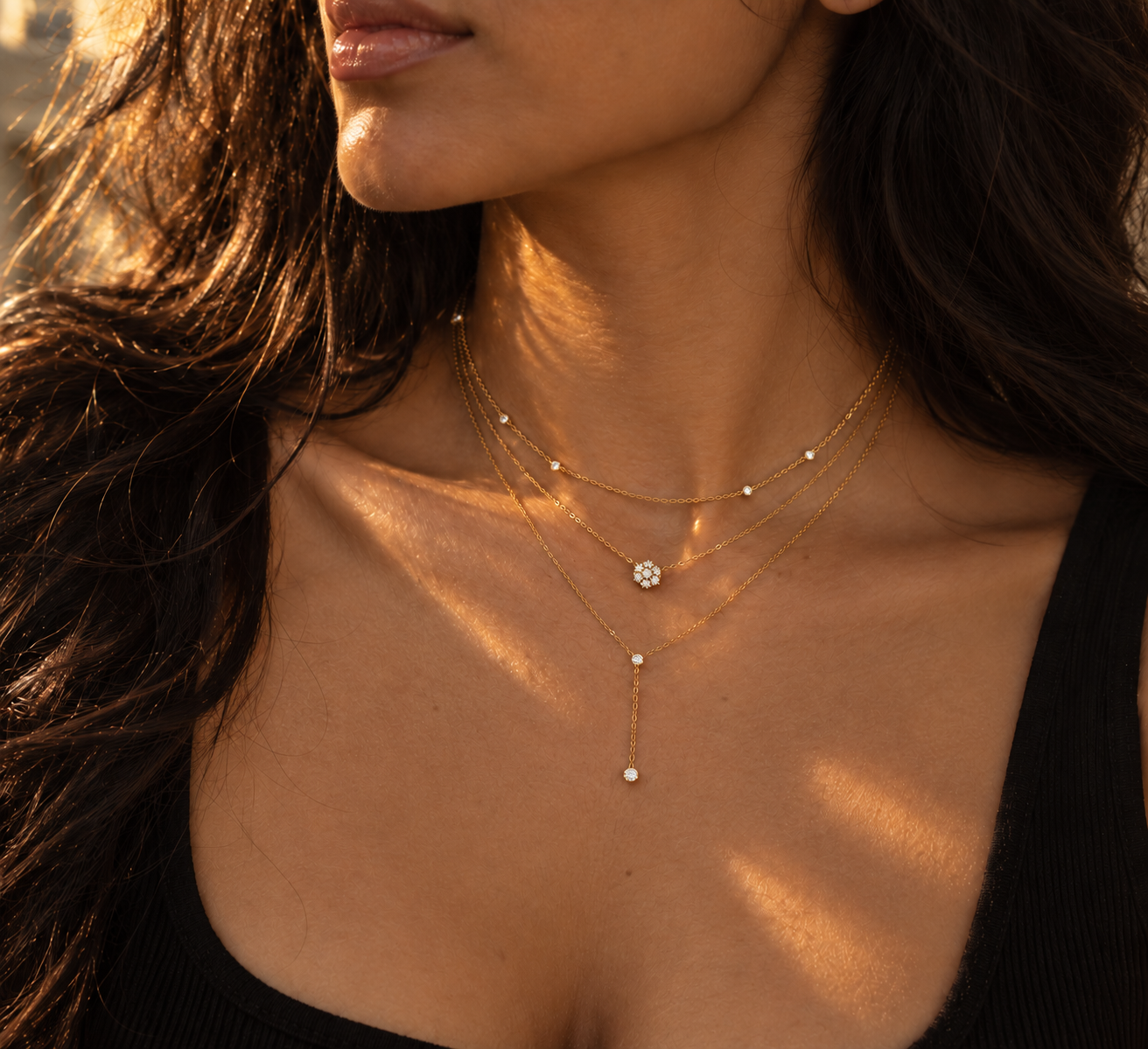 Pavé Diamond Necklace