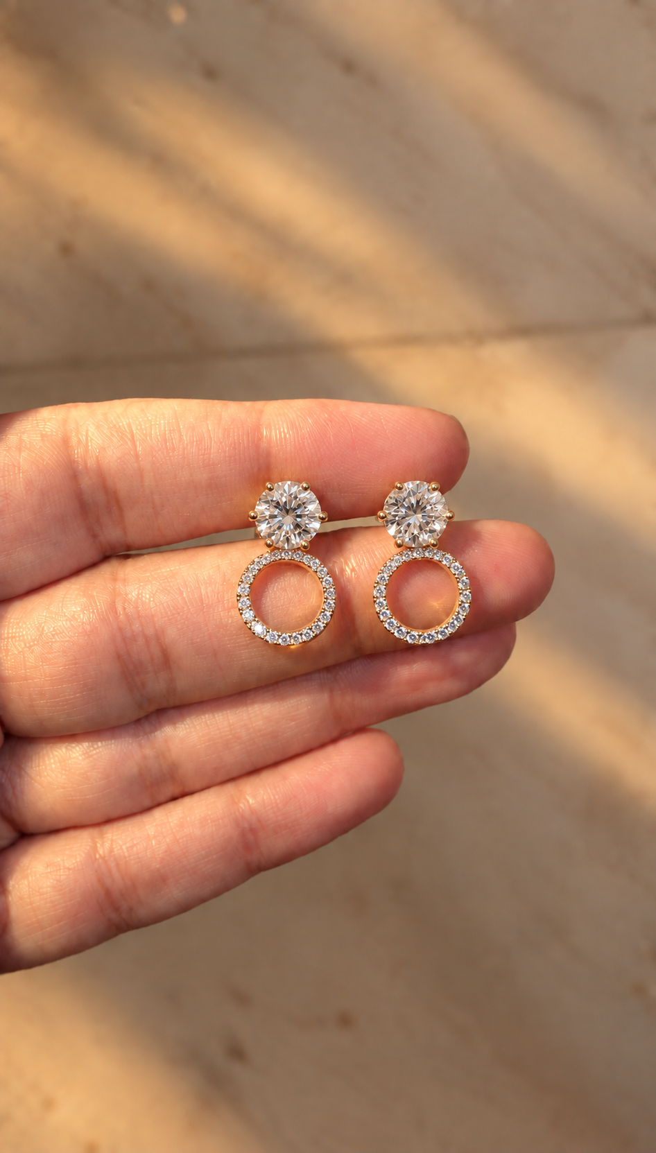 Signature 3-in-1  Solitaire Earrings