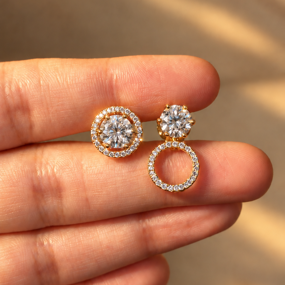 Signature 3-in-1 Diamond Earrings