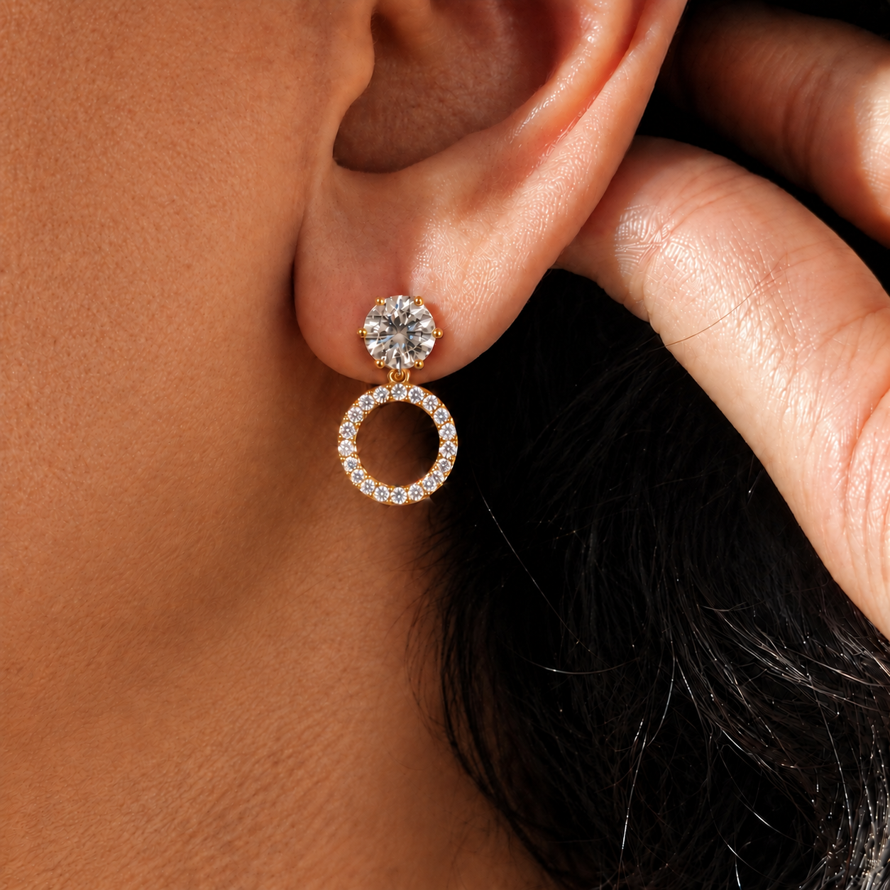 Signature 3-in-1 Diamond Earrings