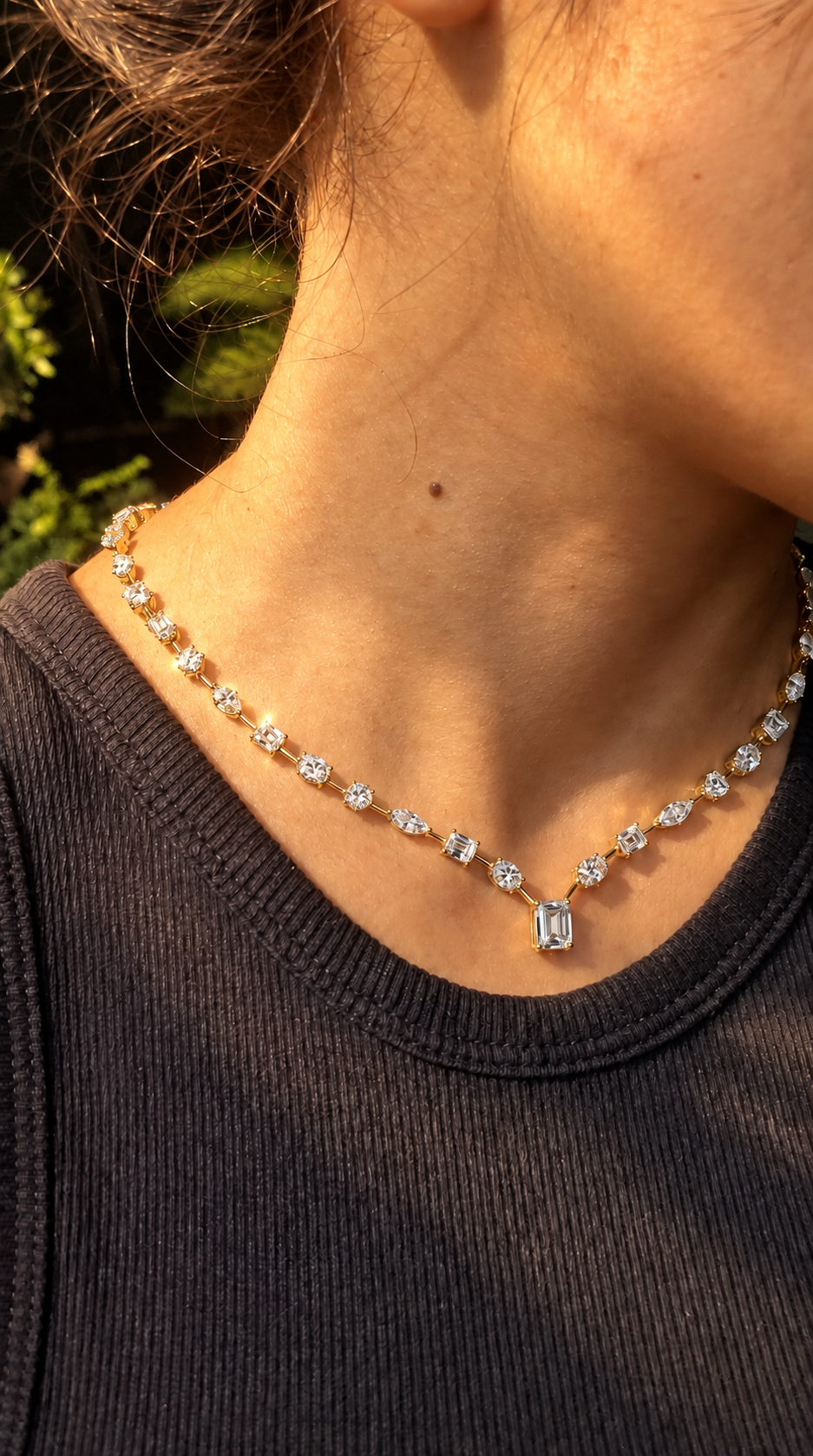 Multi-Shape Assembly Necklace