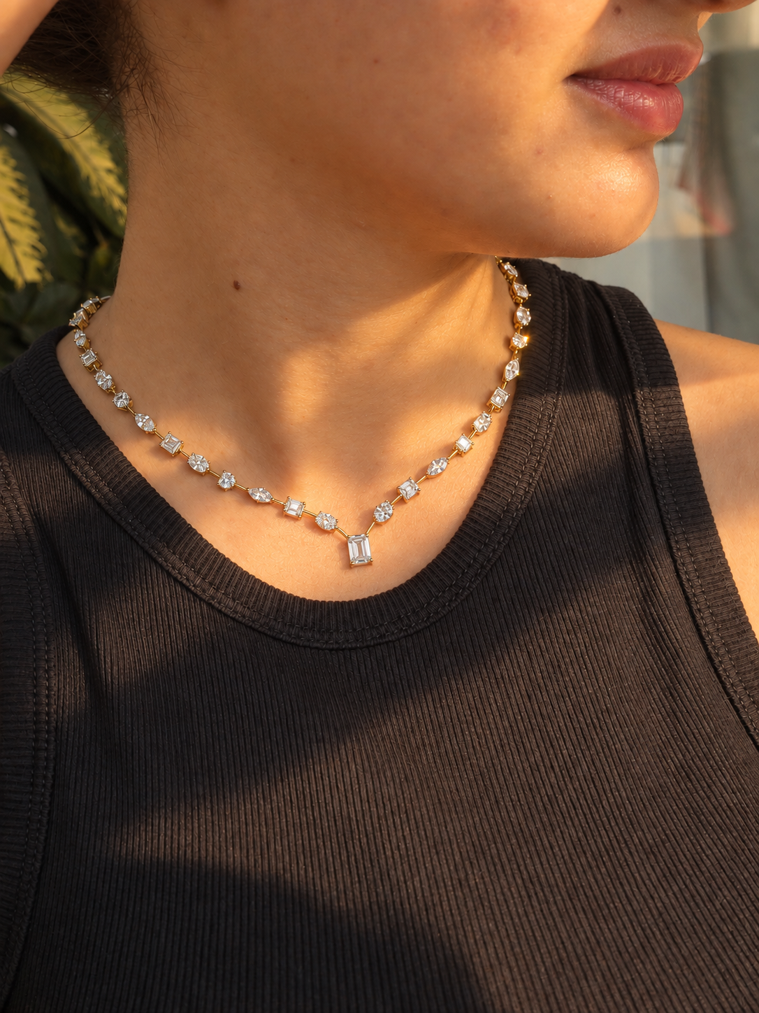Multi-Shape Assembly Necklace