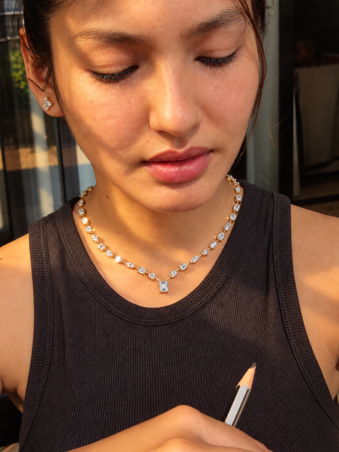 Multi-Shape Assembly Necklace