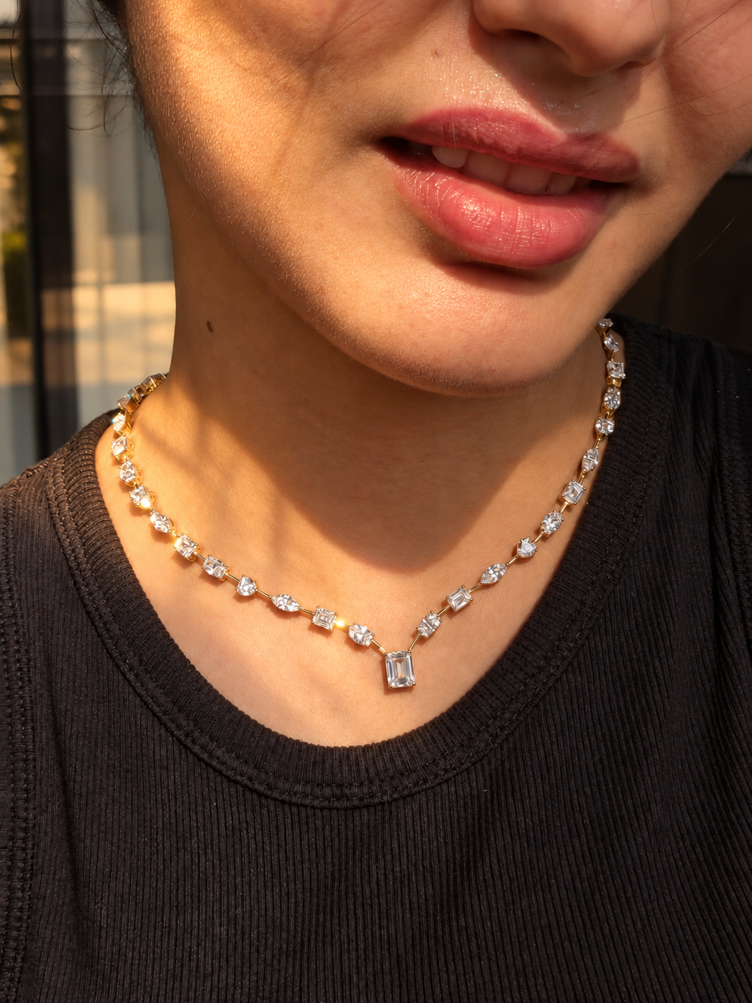 Multi-Shape Assembly Necklace