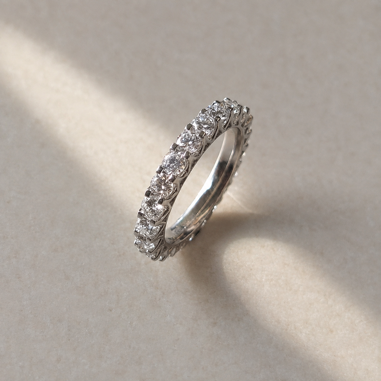 Round Diamond Eternity Band