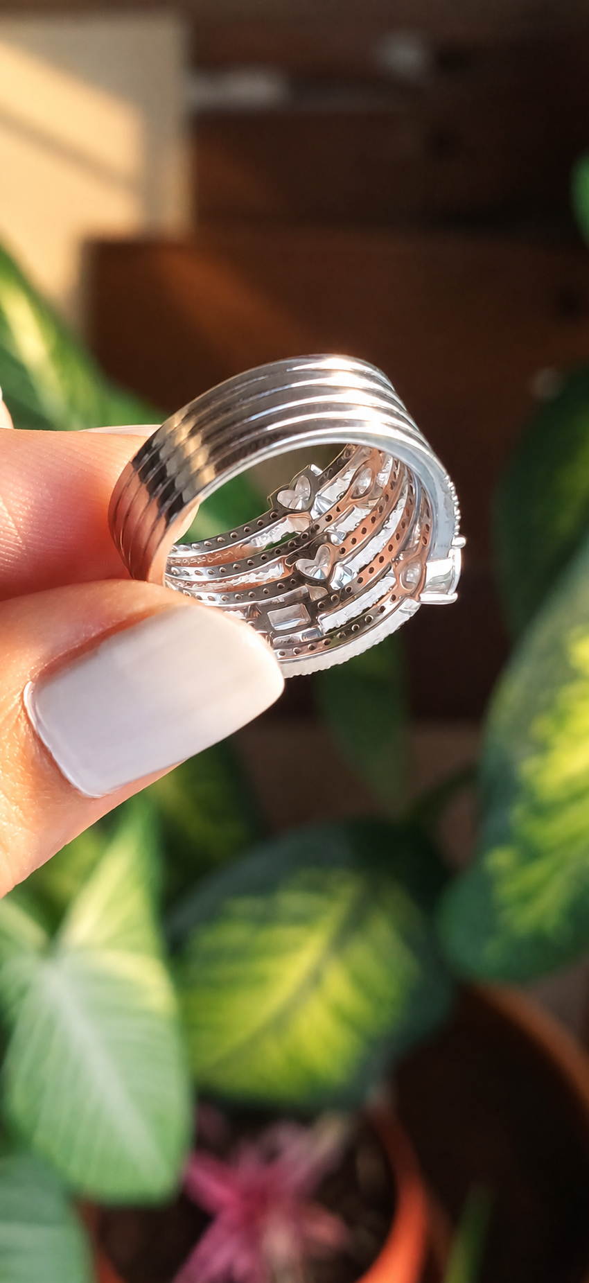 Multi-Shape Diamond Statement Ring