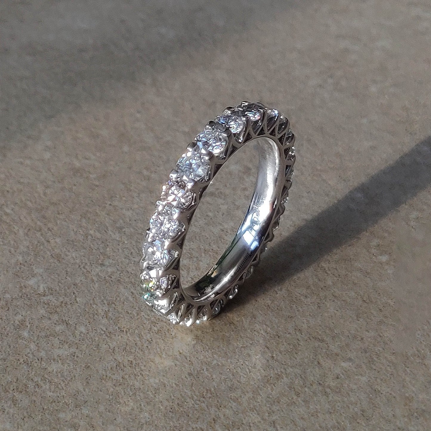 Round Diamond Eternity Band