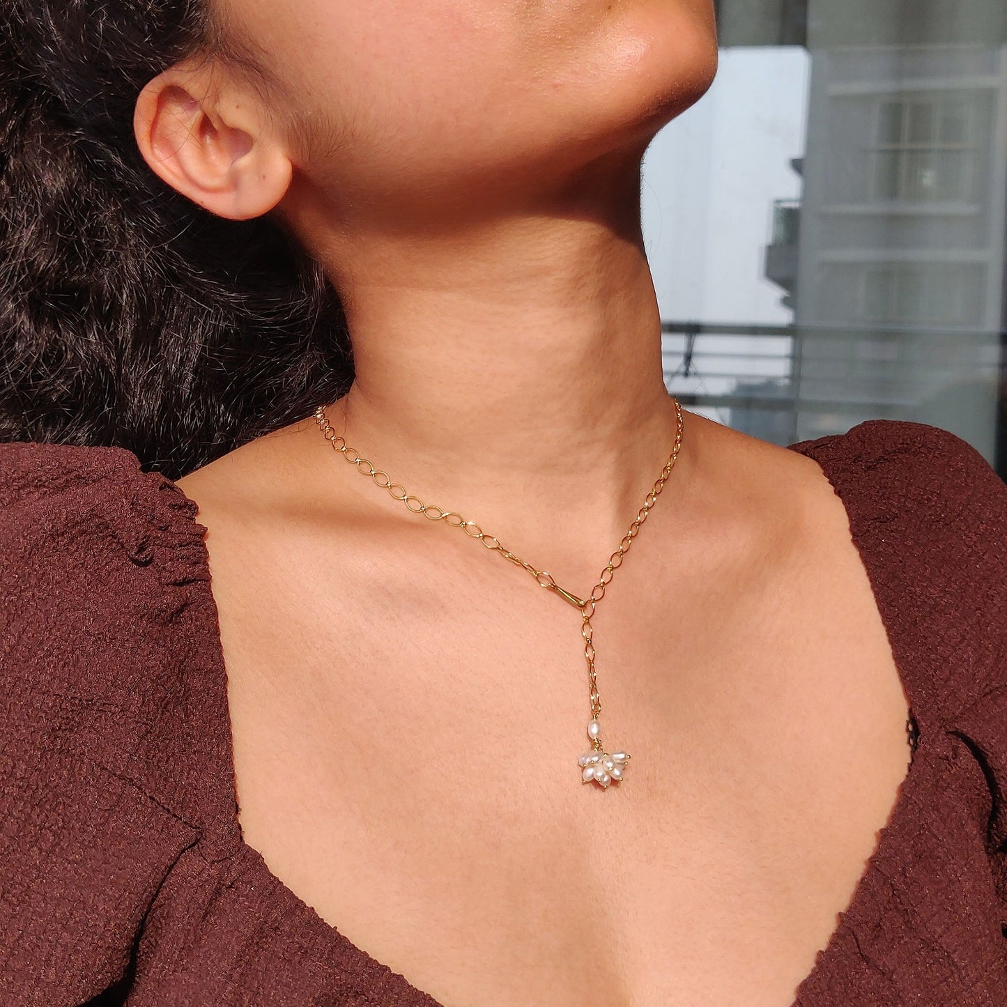 Glided Blume Necklace
