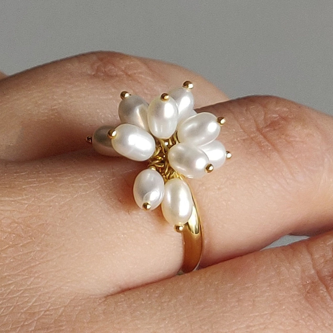 Pearlie Flurette Ring