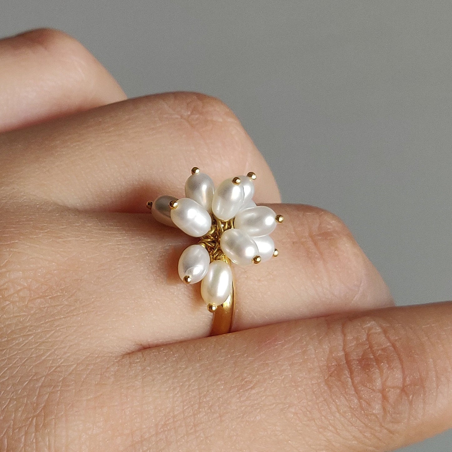 Pearlie Flurette Ring