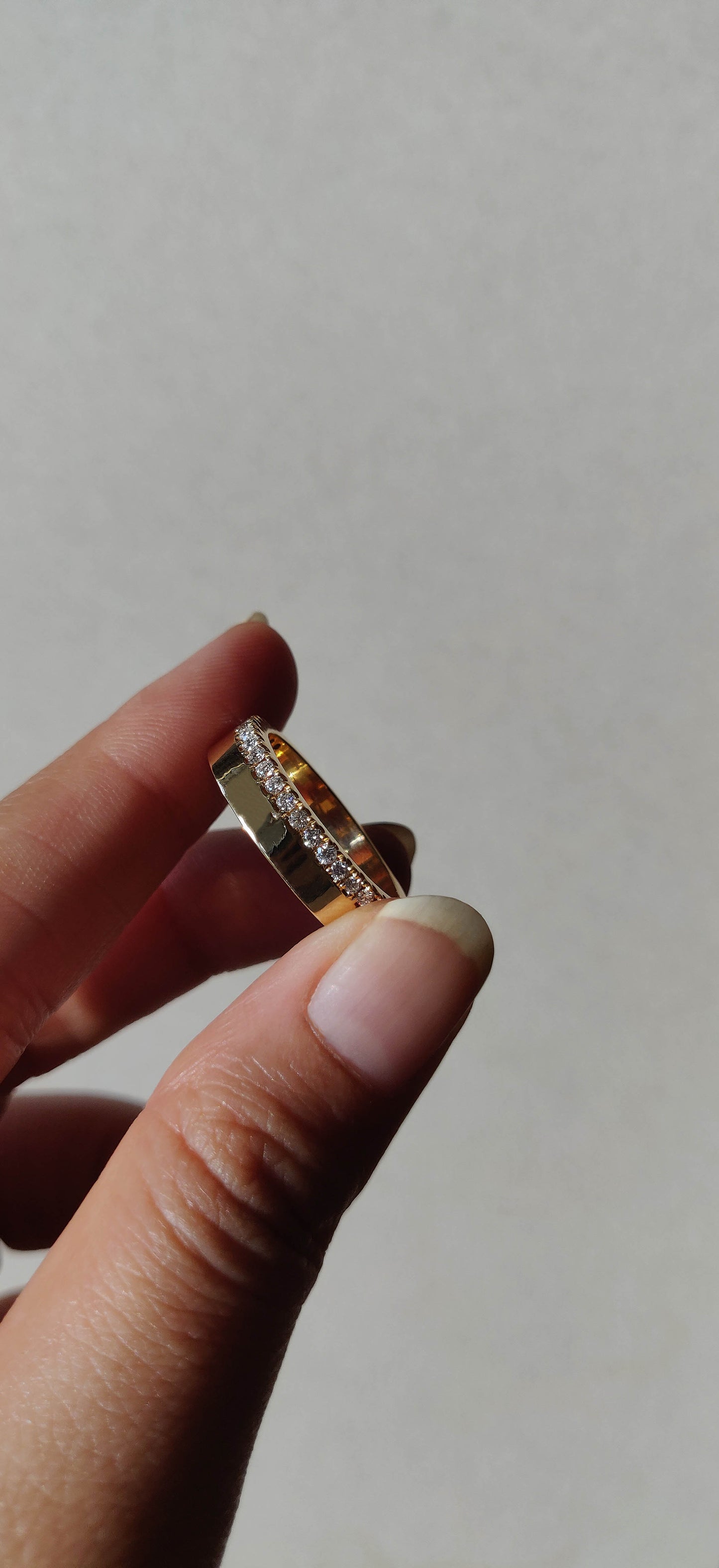 Cigar Half Eternity Band