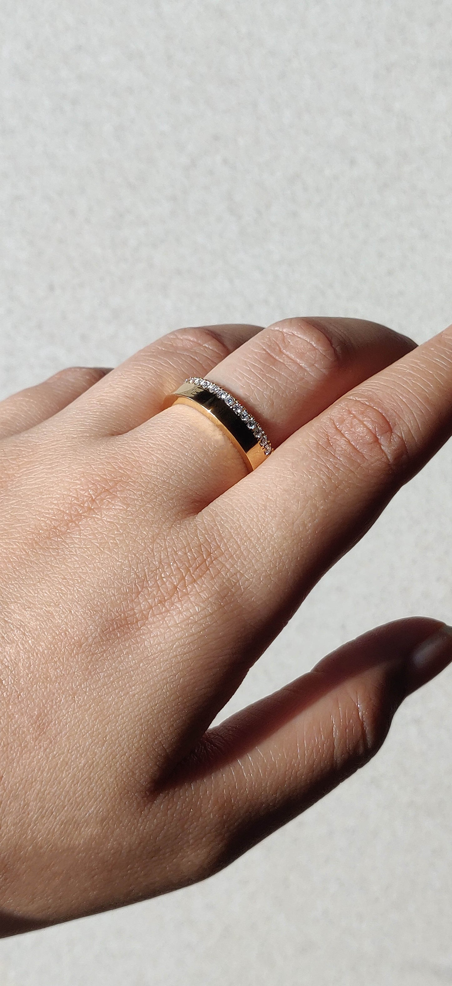 Cigar Half Eternity Band