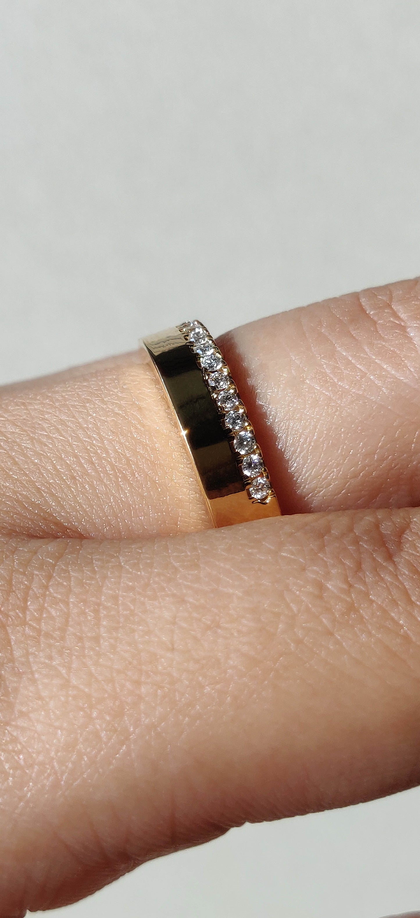 Cigar Half Eternity Band