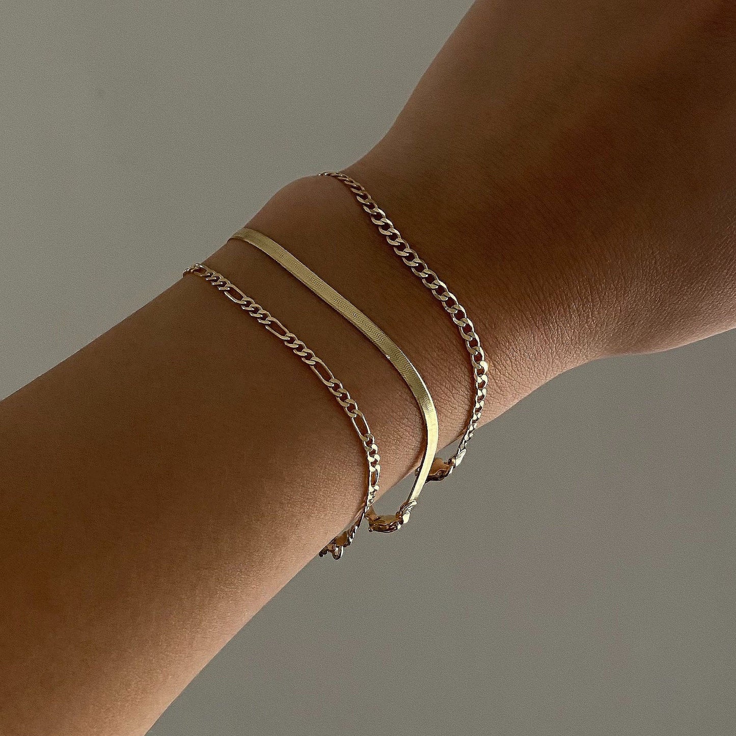 Herringbone Chain Bracelet