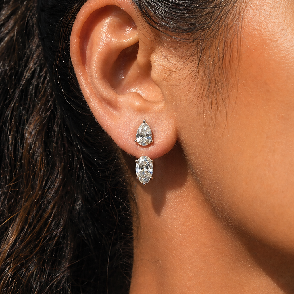 Split Pear Jacket Studs