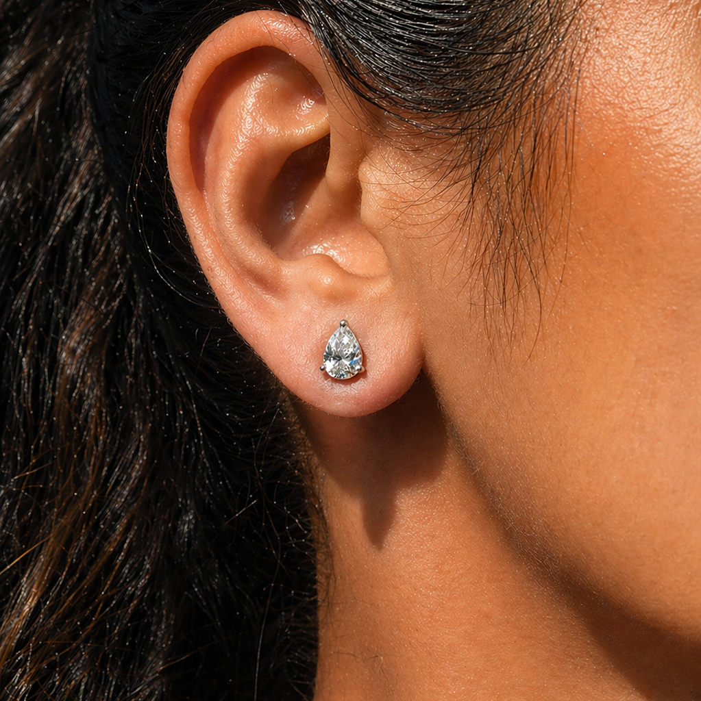 Split Pear Jacket Studs