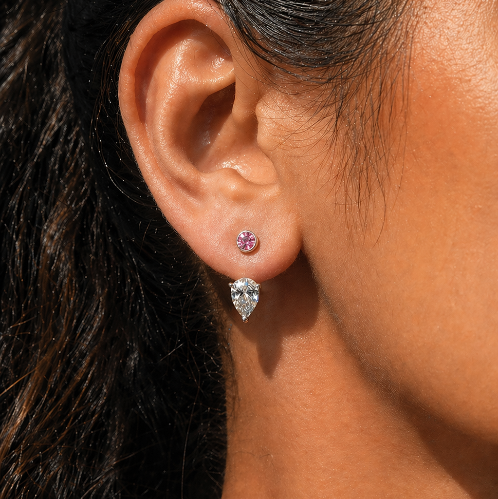 Split Pear Jacket Studs