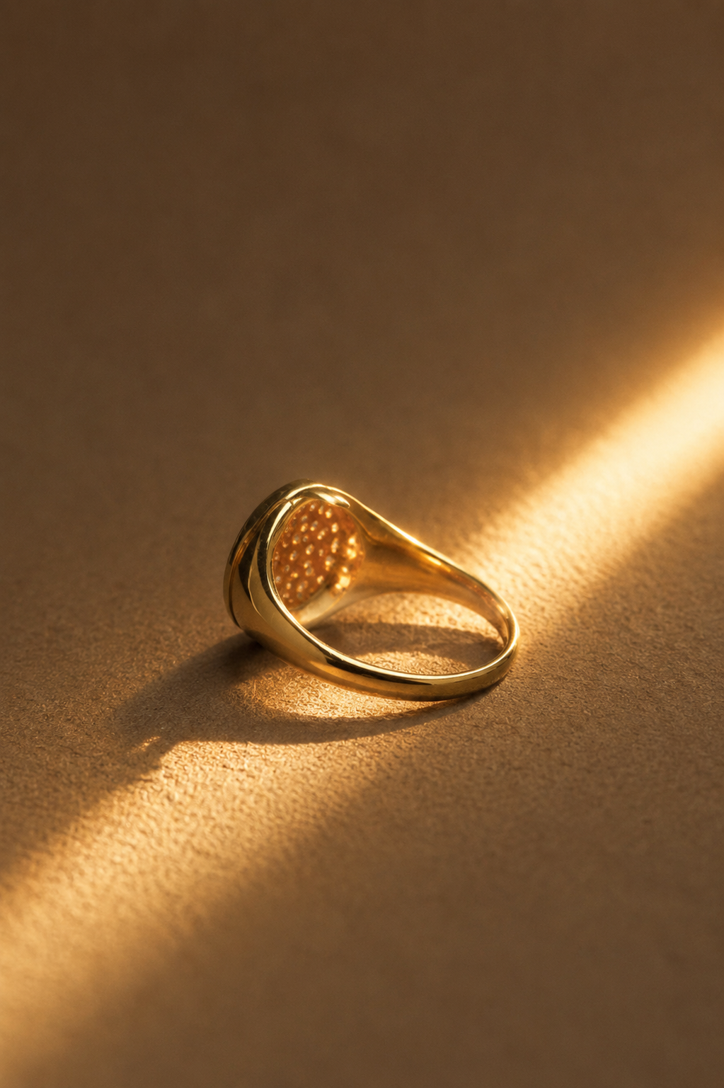 Pavé Diamond Signet Ring
