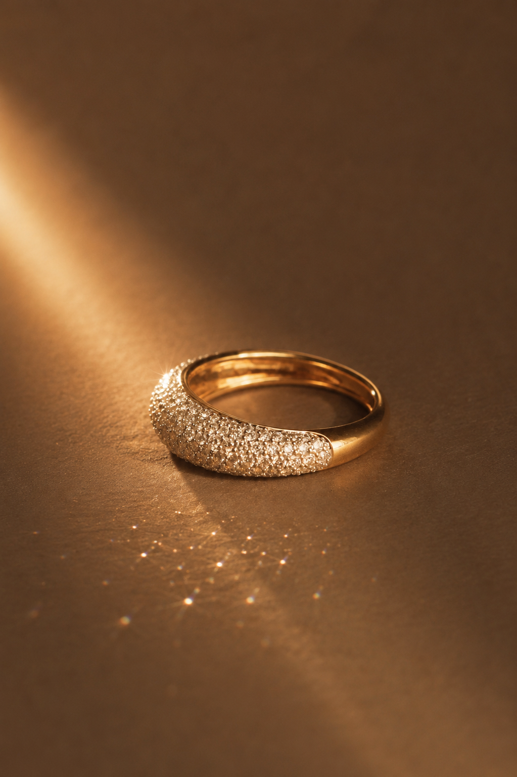 Pavé Diamond Dome Ring