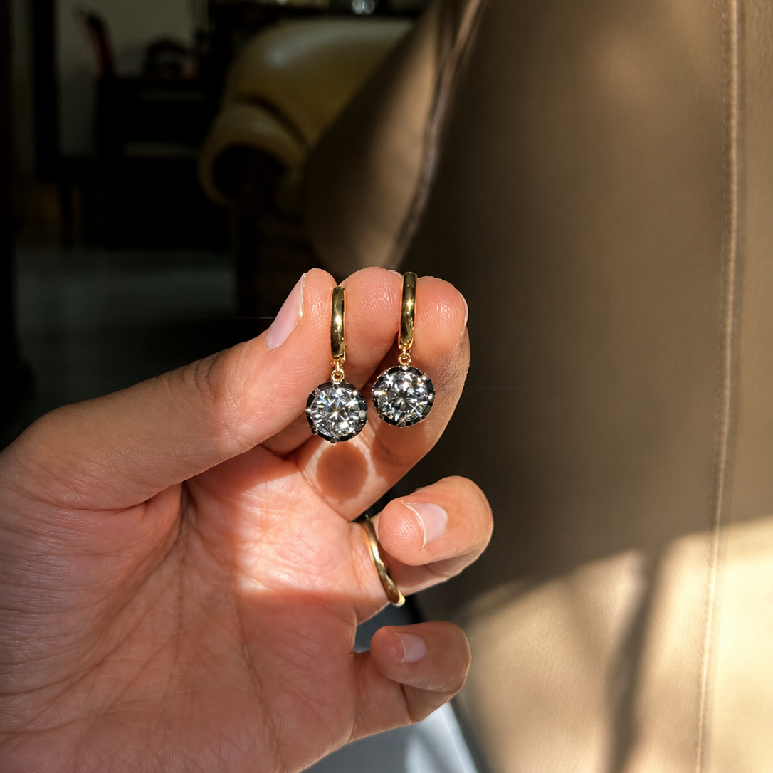 Caravan Midnight Gold Earrings
