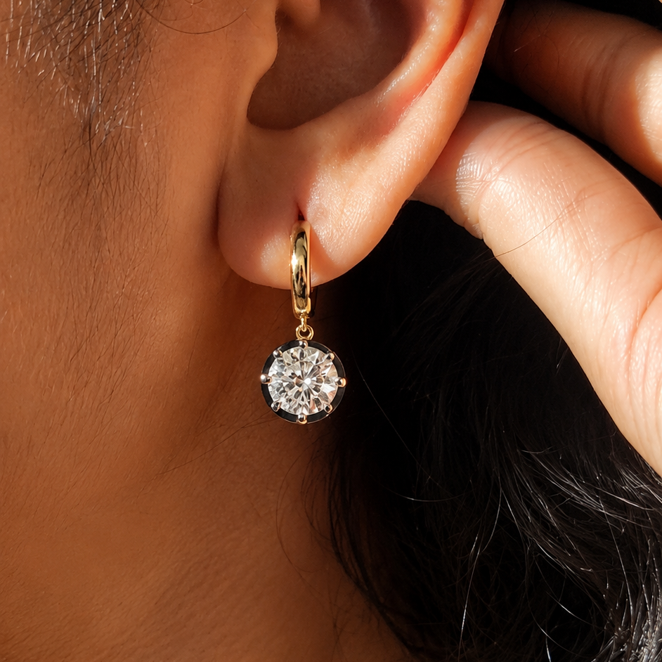Caravan Midnight Gold Earrings