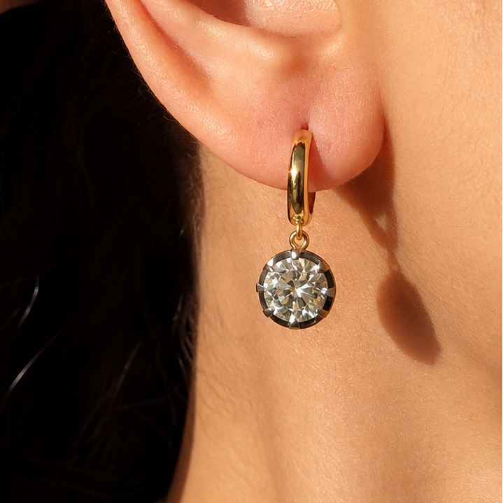 Caravan Midnight Gold Earrings