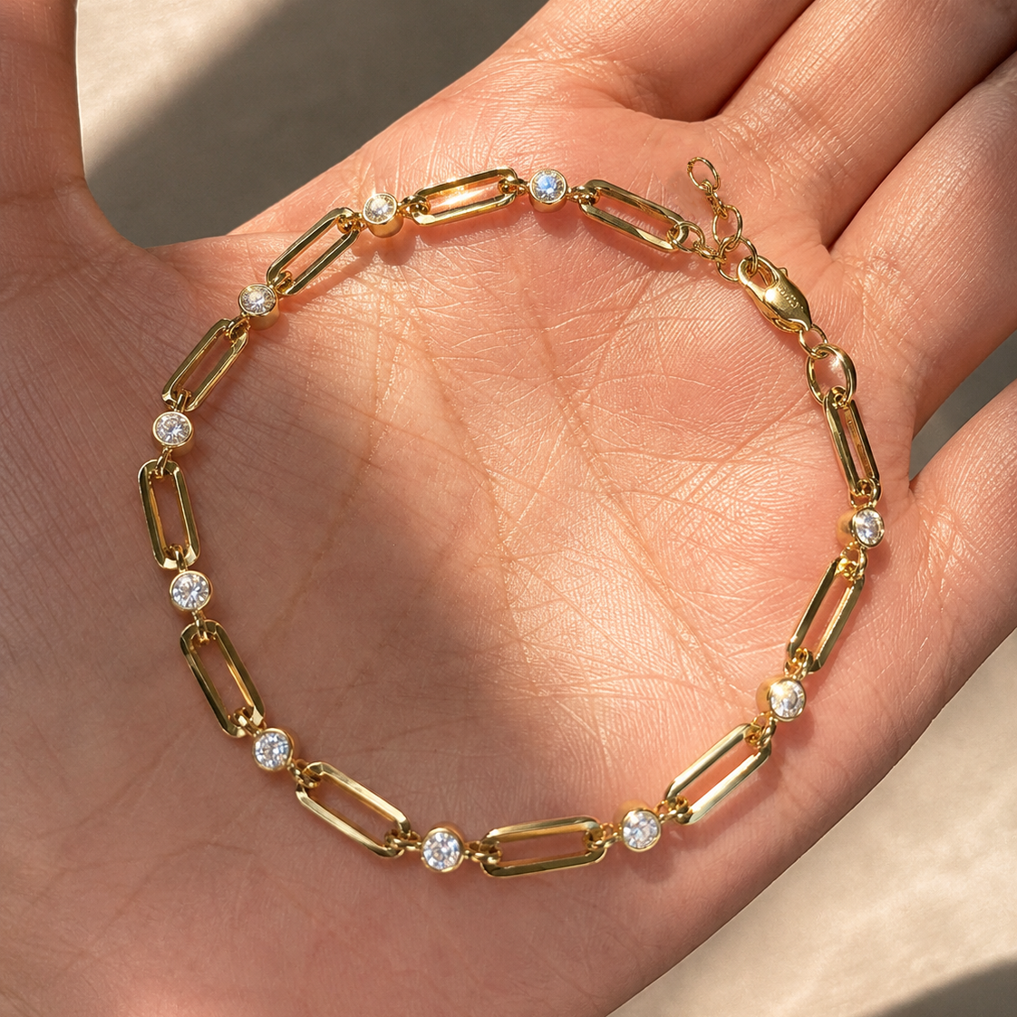 Orbit Paperclip Bracelet