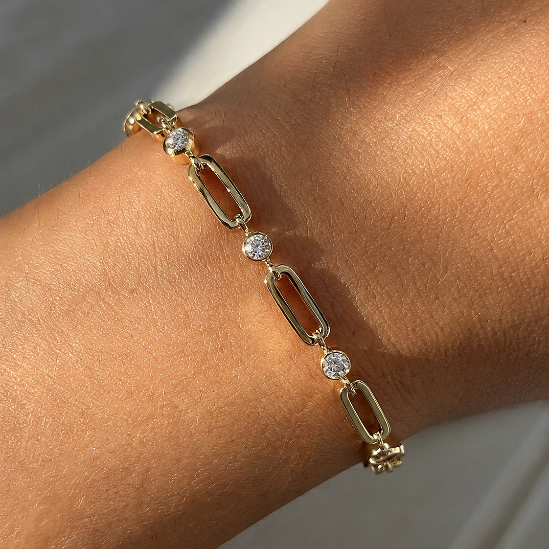Orbit Paperclip Bracelet