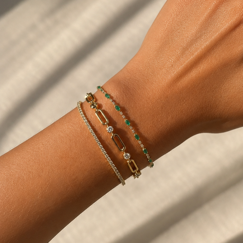Orbit Paperclip Bracelet