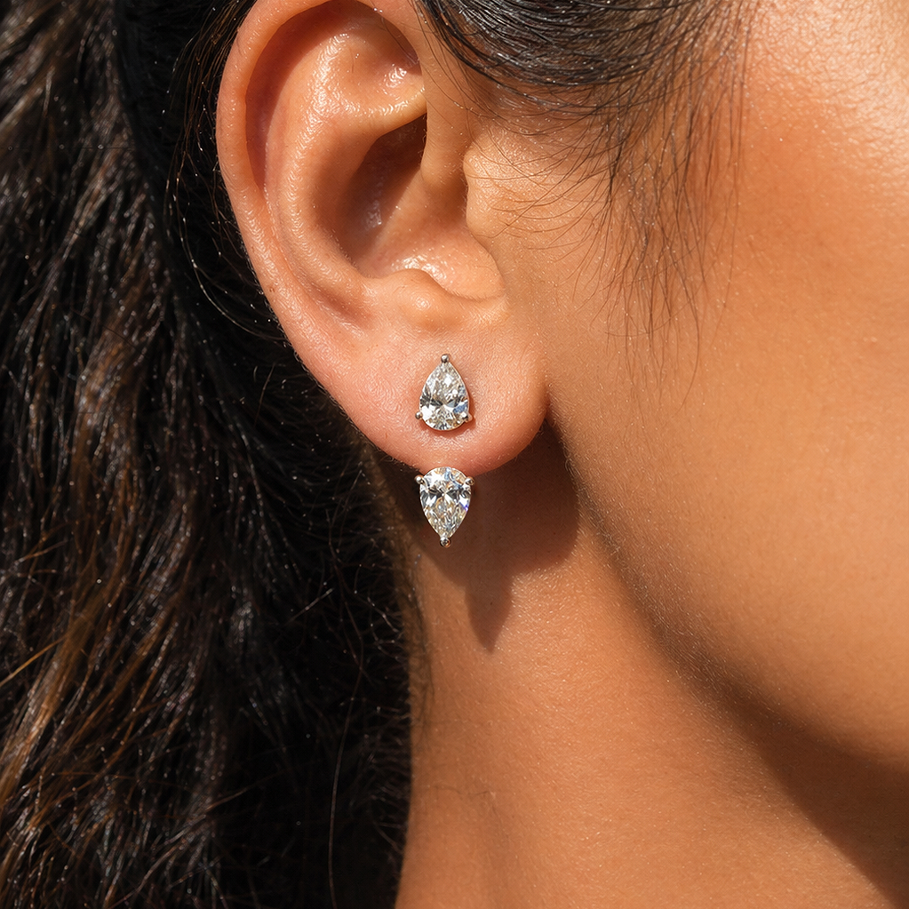 Split Pear Jacket Studs