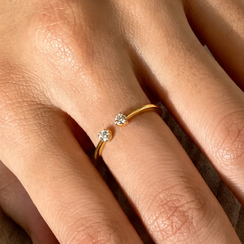 Open End Diamond Ring