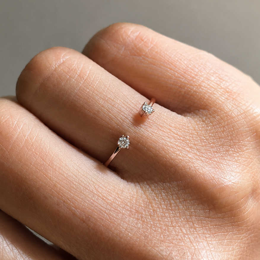 Open End Diamond Ring