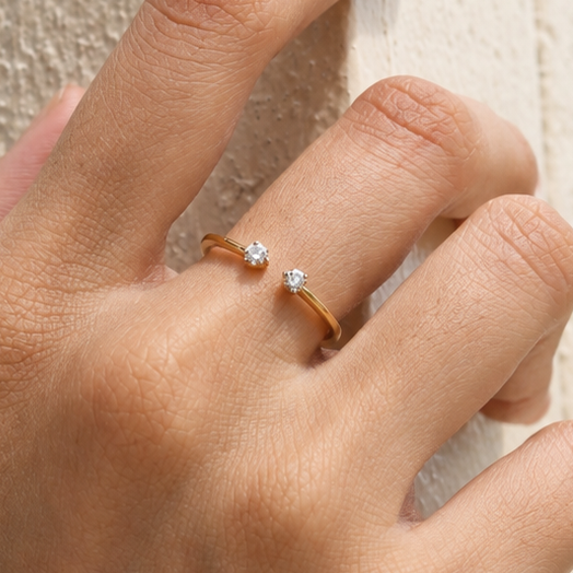 Open End Diamond Ring