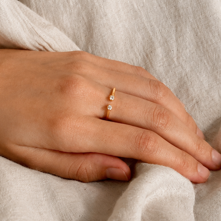Open End Diamond Ring