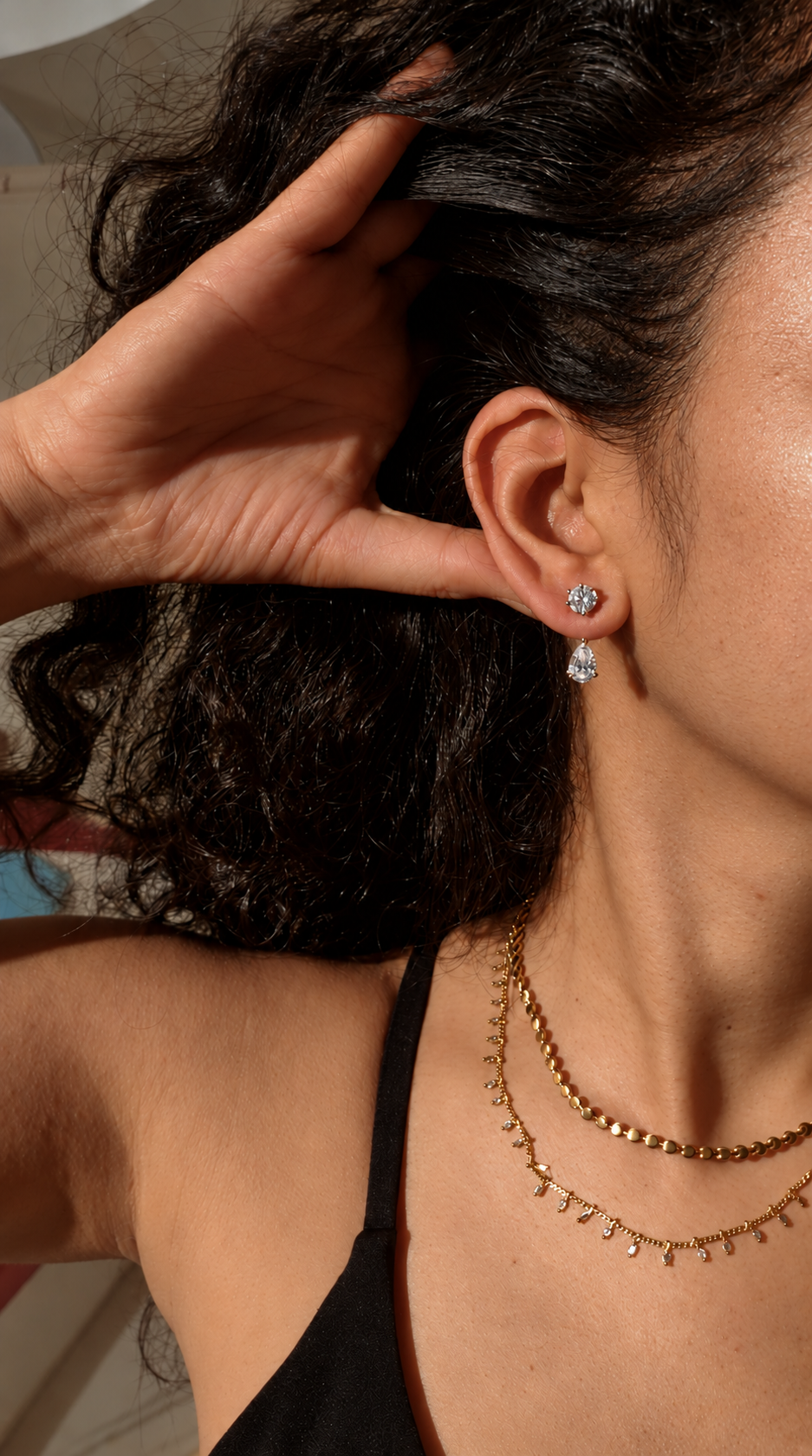 Split Pear Jacket Studs