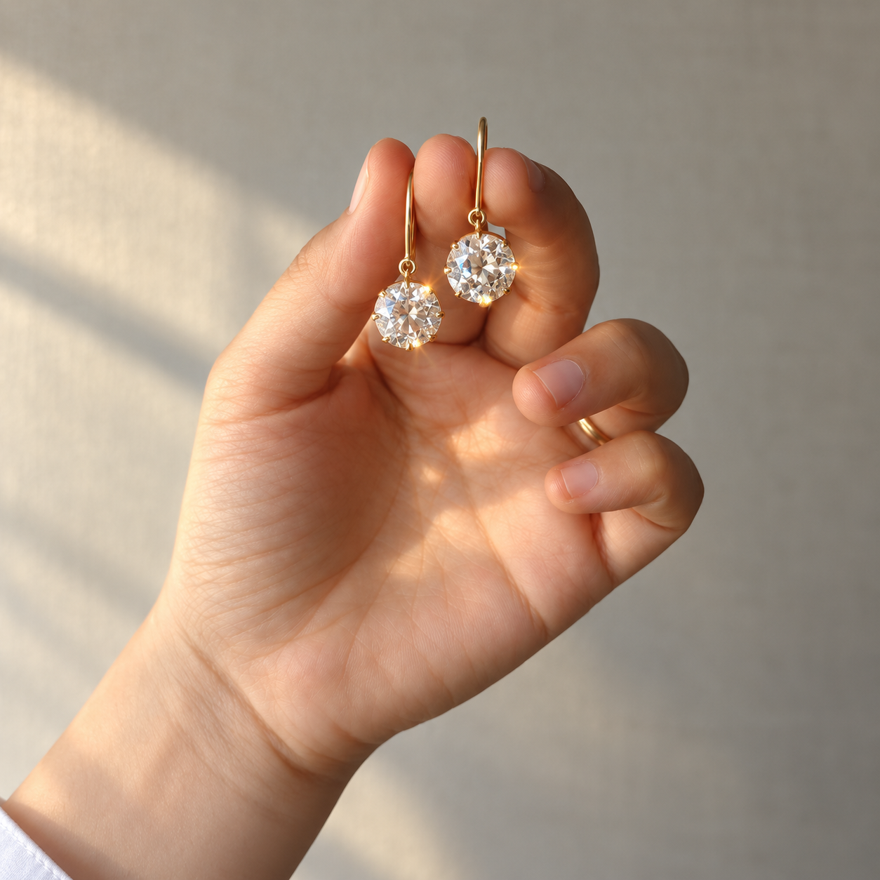 Old European Diamond Drops (9-9ct)