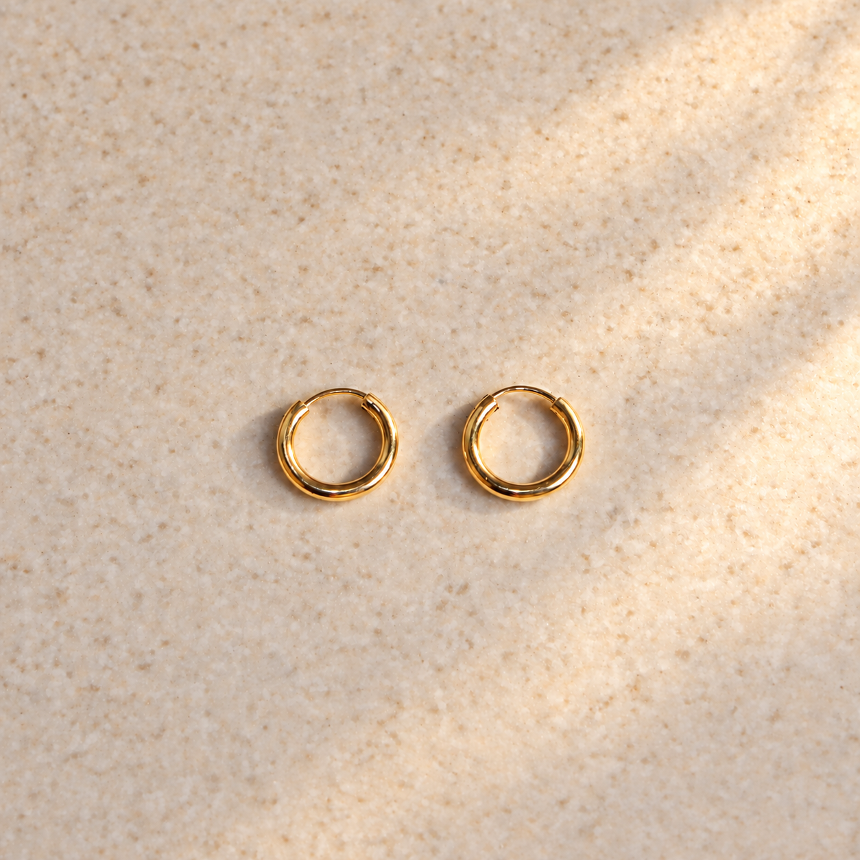 Mini Pearl Hoops