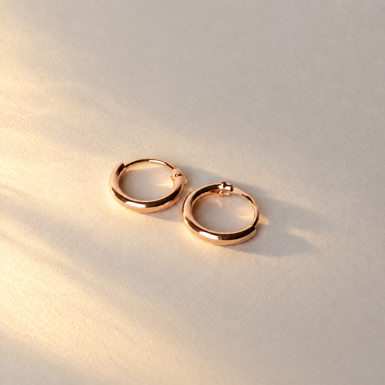 Mini Pearl Hoops