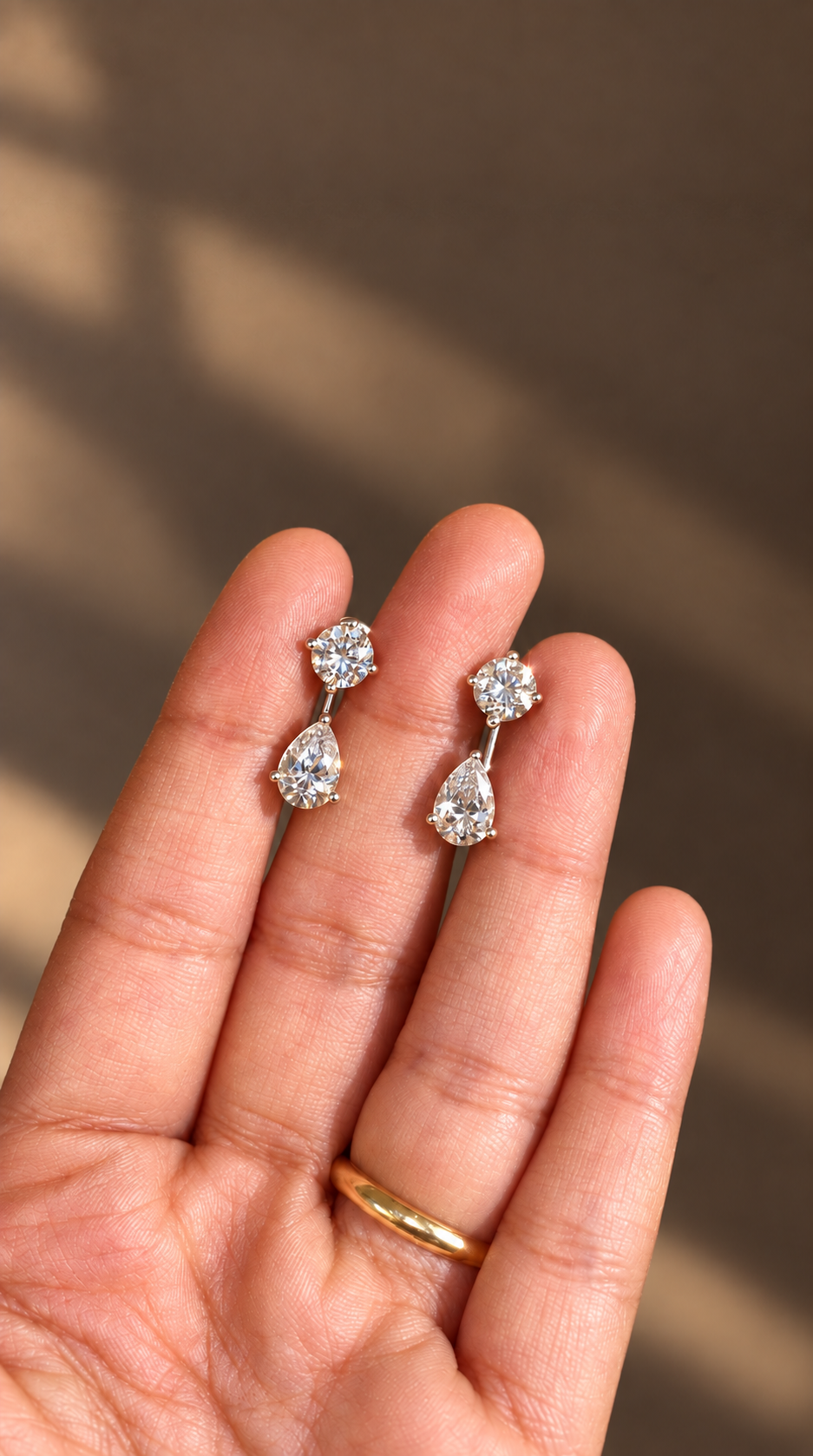 Split Pear Jacket Studs