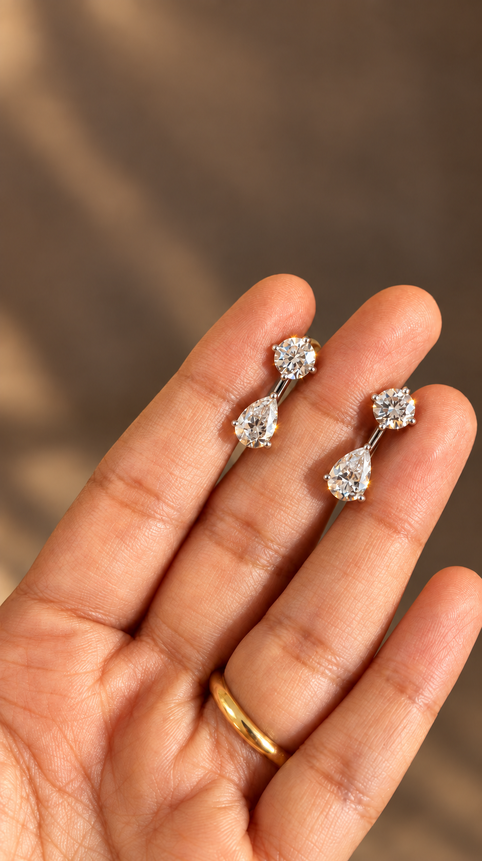 Split Pear Jacket Studs