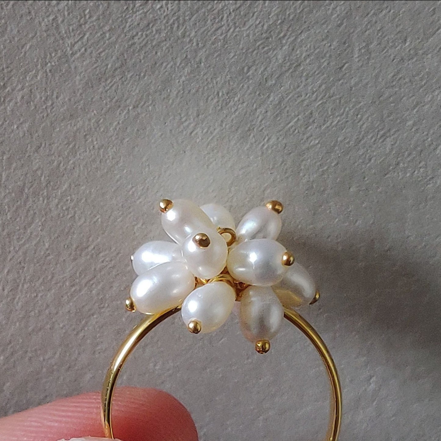 Pearlie Flurette Ring
