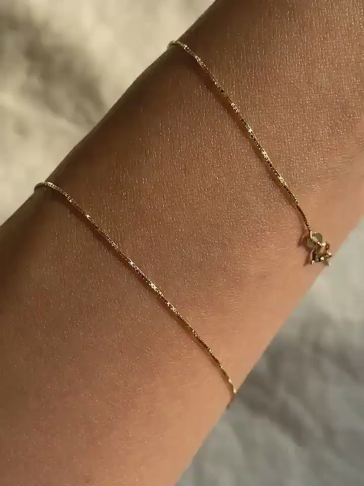 Tateossian Gold-Plated Sennit Box-Chain Bracelet | Harrods AU